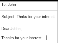 real estate email marketing mistake