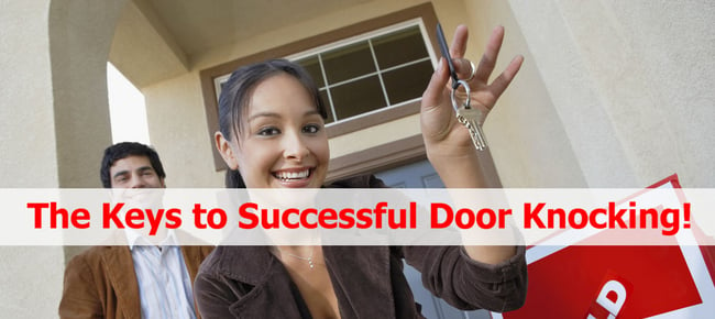 What Should Real Estate Agents Bring When Door Knocking